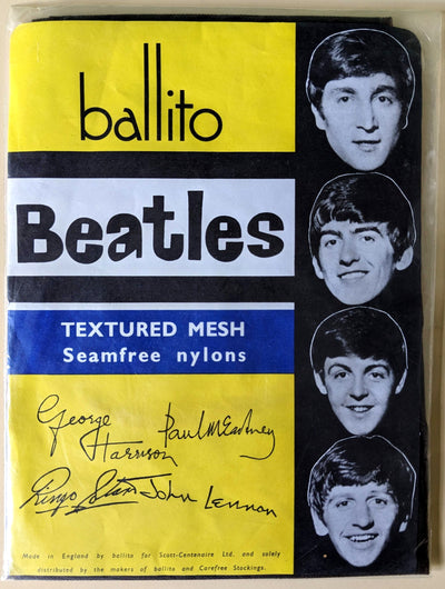 Beatles - Original 1960s Ballito Brown Seamfree Nylons Stockings - Original Packaging (Sealed)