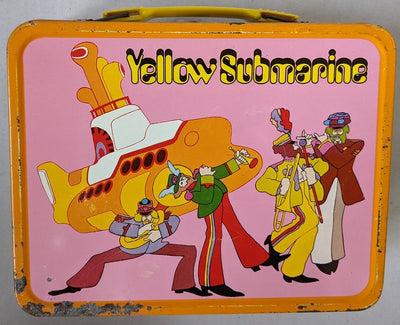 Beatles - Original 1968 Thermos Yellow Submarine Metal Lunchbox