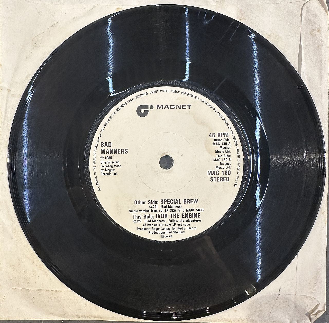 Bad Manners – Special Brew 7" Single Vinyl (Used)