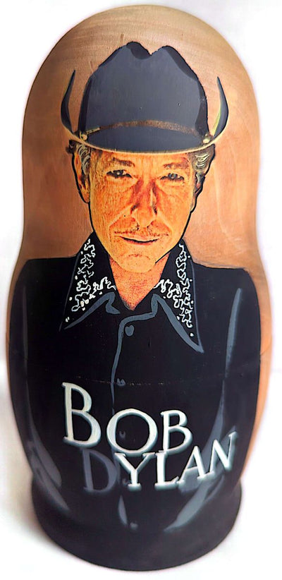 Bob Dylan - 16 cm Babushka Doll (Set of 5 Unique Nesting Dolls)