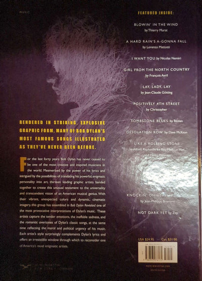 Bob Dylan - Bob Dylan Revisited: 13 Graphic Interpretations of Bob Dylan's Songs Hardcover Book (2009)