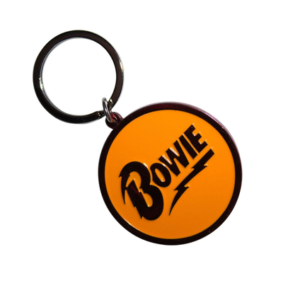 David Bowie - Circle Logo Keychain