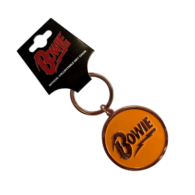 David Bowie - Circle Logo Keychain