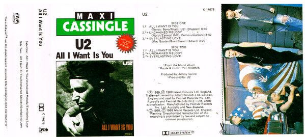 U2 - All I Want Is You Cassette Maxi-Single