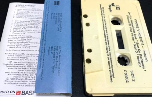 Vinnie Vincent Invasion - Vinnie Vincent Invasion Cassette