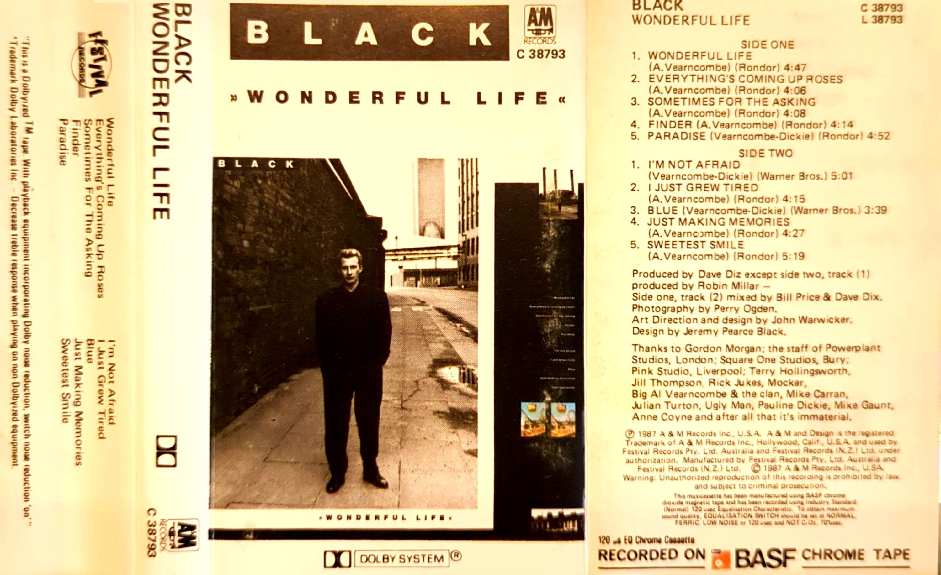 Black - Wonderful Life Cassette Tape