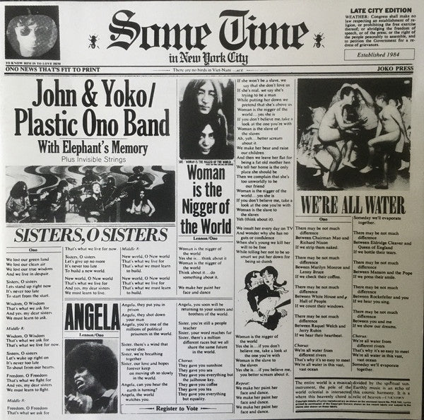 John & Yoko – Some Time In New York City 2CD Fatcase