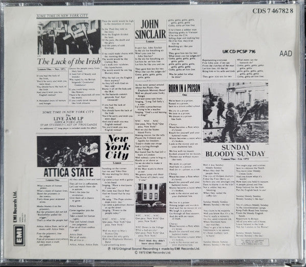 John & Yoko – Some Time In New York City 2CD Fatcase