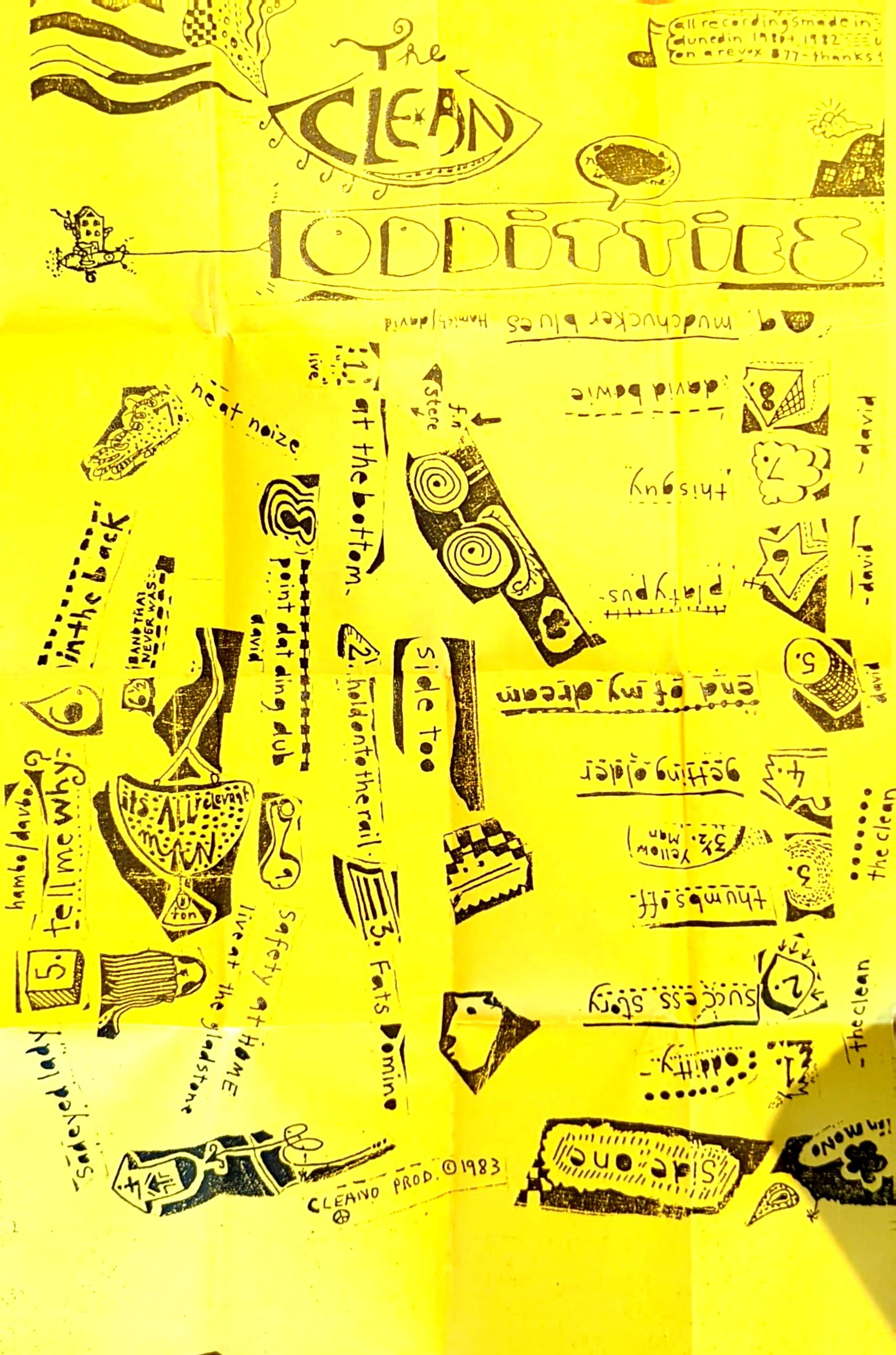 Clean - Odditties Limited Edition Cassette Tape