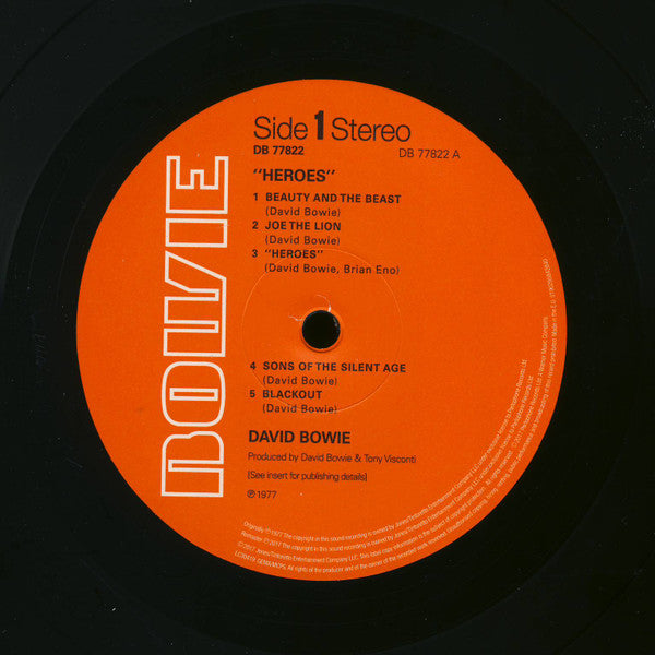 David Bowie - Heroes Remastered Vinyl LP (Used)