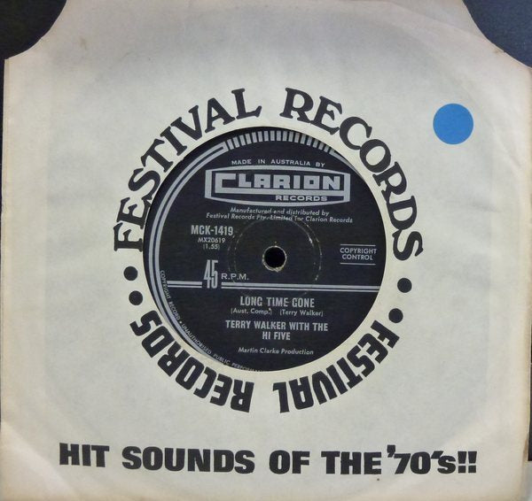 Hi Five/Walker, Terry - Long Time Gone/Skye Boat Song 7" Vinyl LP (Used)