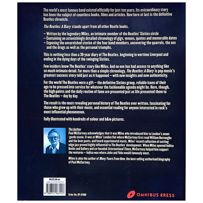 Barry Miles - Beatles Diary: Intimate Day By Day History Book 1st Ed (Used)