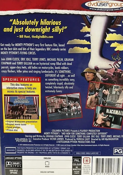 Monty Python - And Now For Something Completely Different (1971) DVD (Used)