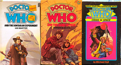 Doctor Who - 3 x 1980s Paperback Story Books
