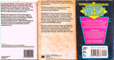 Doctor Who - 3 x 1980s Paperback Story Books