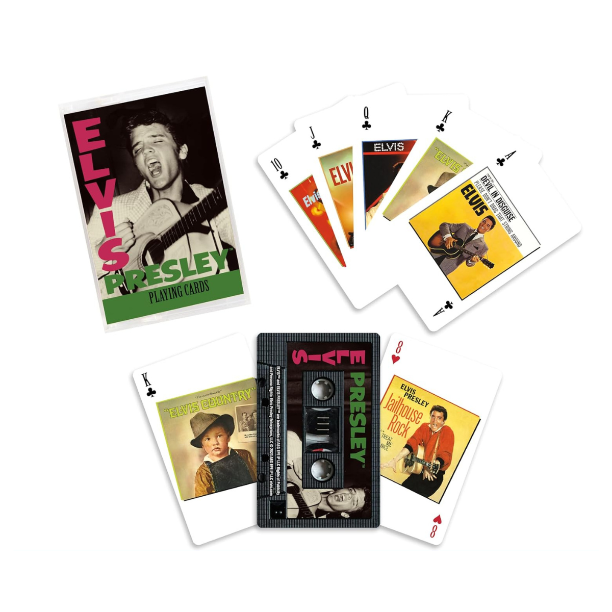 Elvis Presley - Cassette Display Playing Cards