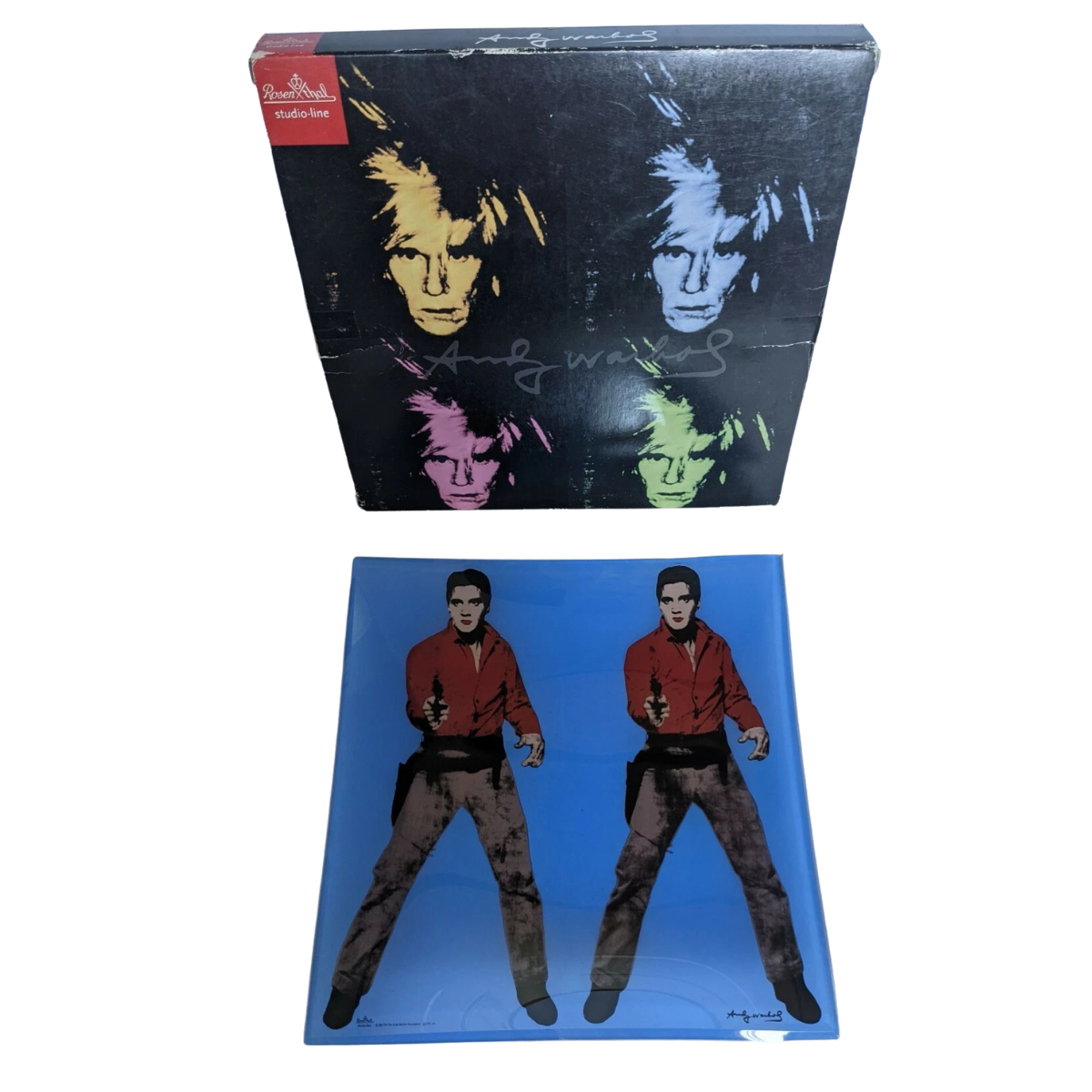 Elvis Presley - Andy Warhol Rosenthal Used Collectable Plate