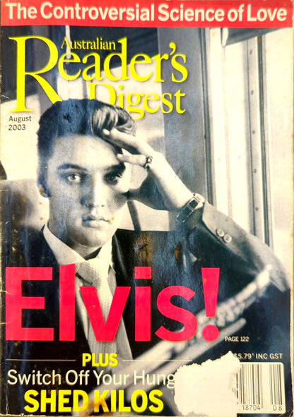Elvis Presley - Australian Reader's Digest Magazine Aug 2003