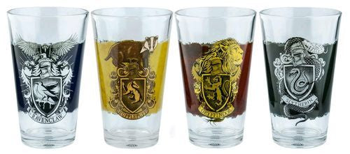 Harry Potter - Set of 4 Tumblers House Crests Tumbler Set