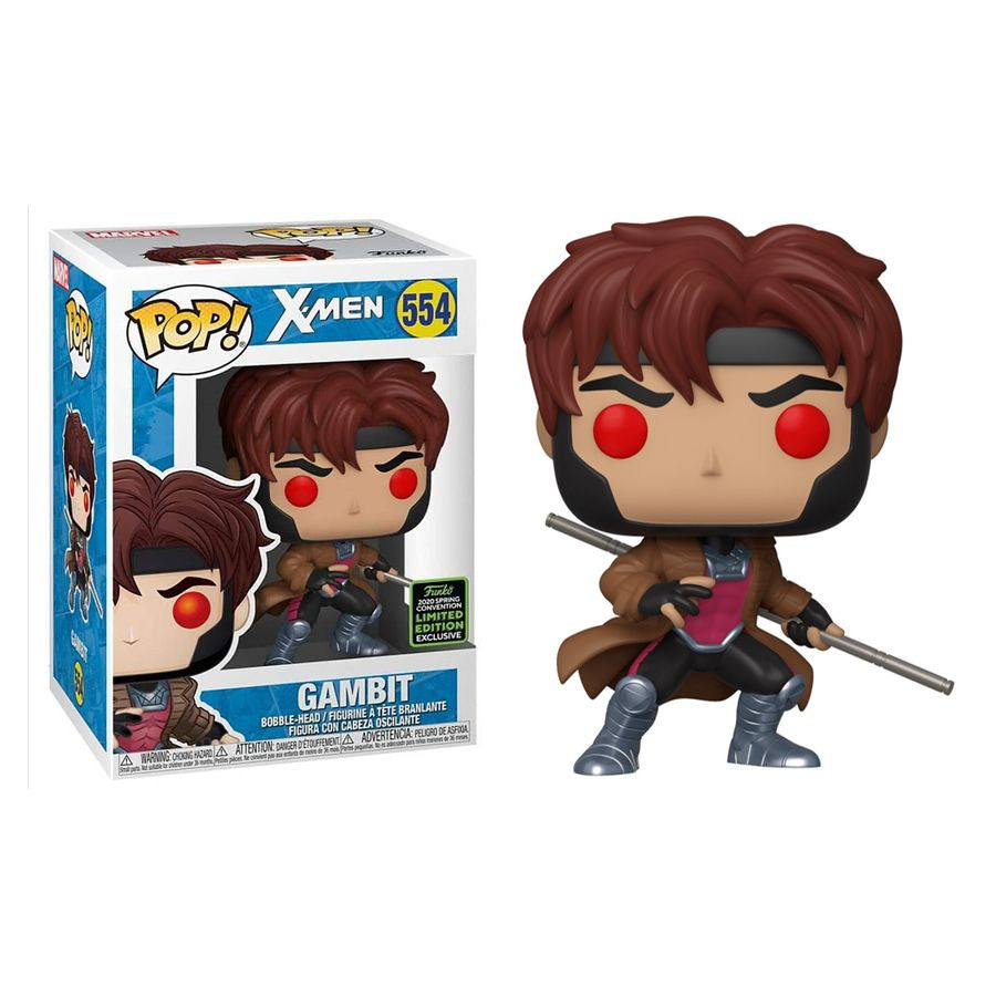 X-Men - Gambit With Bo-Staff 2020 ECCC Collectable Pop! Vinyl #554