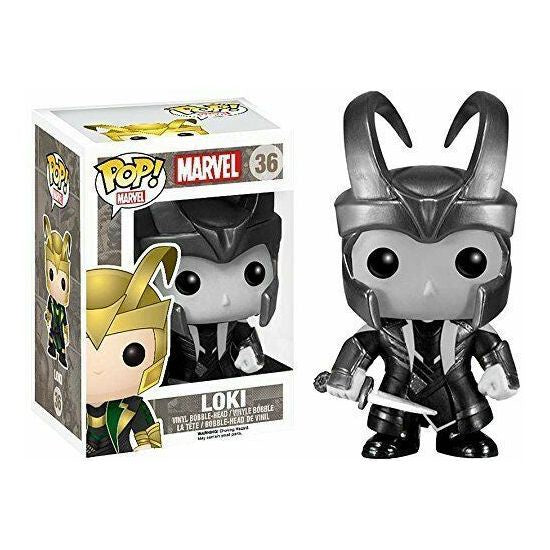 Thor - Loki (Helmeted/Black & White) Collectable Pop! Vinyl #36