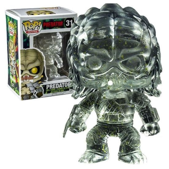 Predator - Predator (Clear/Cloaked With Green Alien Blood Splatter) Collectable Pop! VInyl #31 (Used)