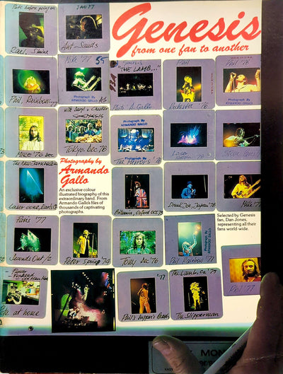 Armando Gallo - Genesis: From One Fan To Another Softcover Book (1984)