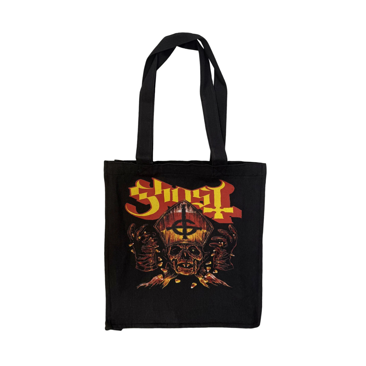 Ghost - Candy Corn Cotton Tote Bag
