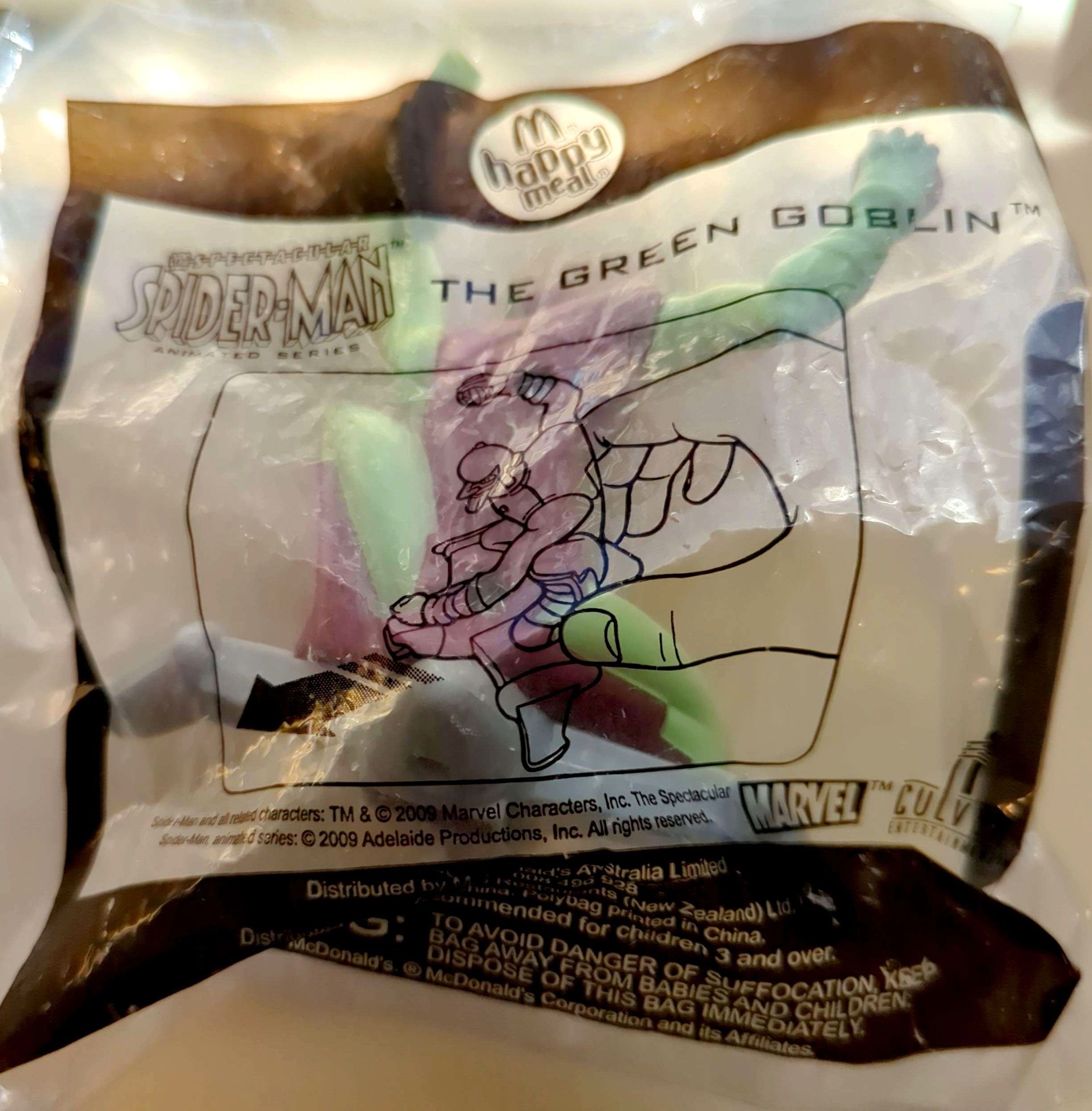 McDonalds Happy Meal Toy - Spider-Man The Green Goblin 2009 (New & Sealed)