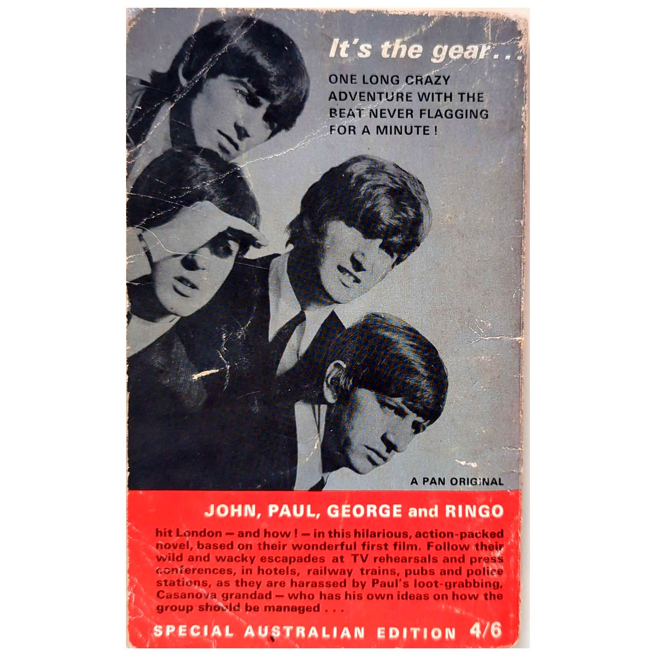 John Burke - Hard Day's Night Paperback Book Australian Ed (1964)