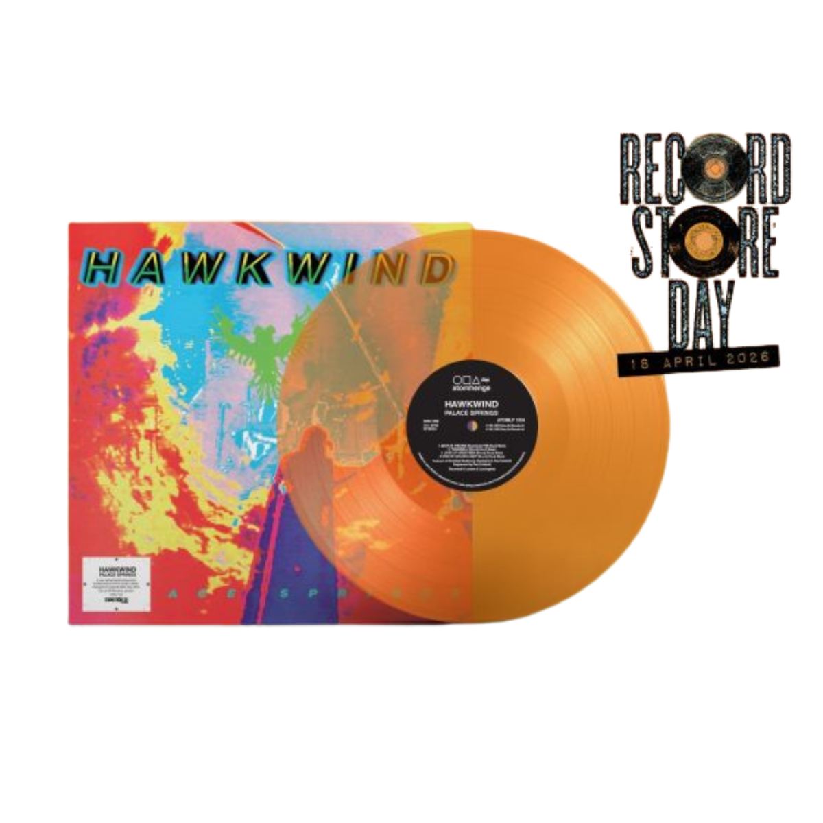 Hawkwind - Palace Springs RSD 2026 Orange Coloured Vinyl LP