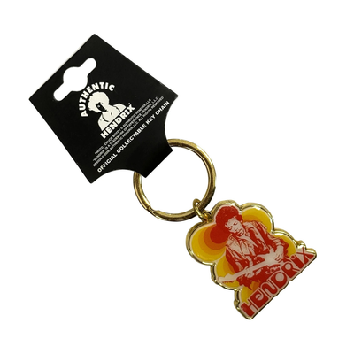Jimi Hendrix - Jimi & Guitar Keychain