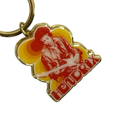 Jimi Hendrix - Jimi & Guitar Keychain