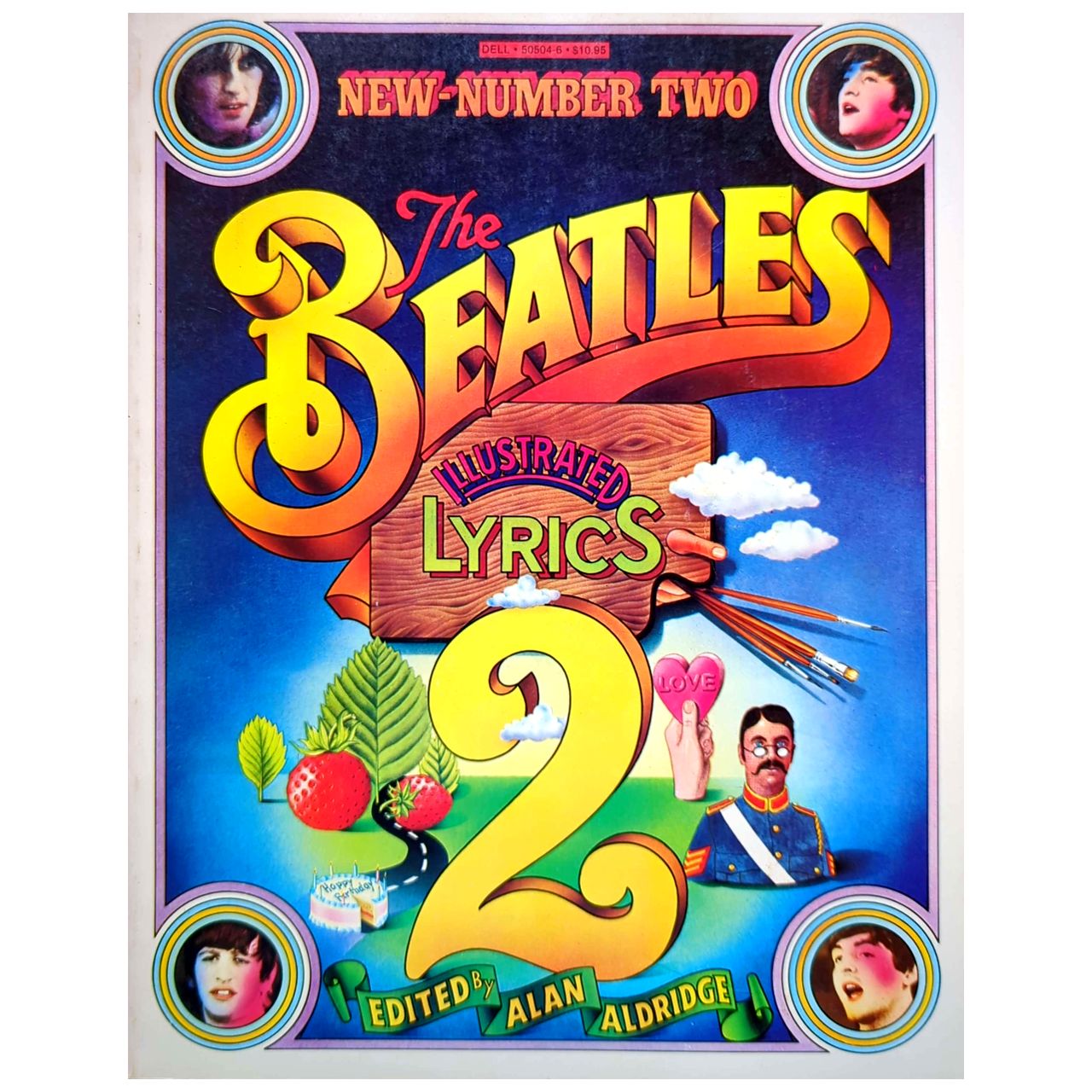 Alan Aldridge - The Beatles Illustrated Lyrics Vol 2 Book 1980