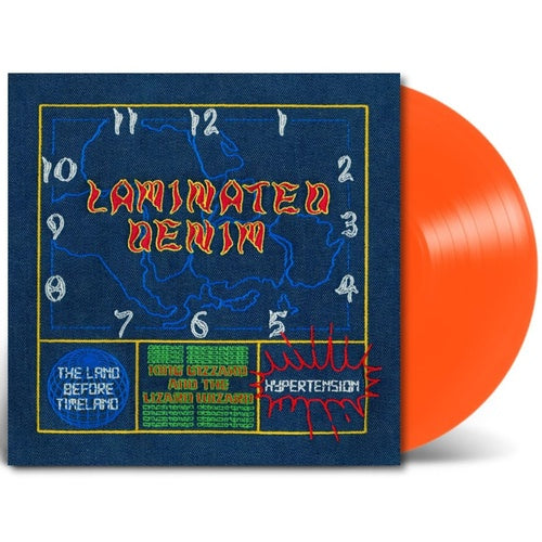 King Gizzard & The Lizard Wizard - Laminated Denim Orange Habenero Coloured Vinyl LP