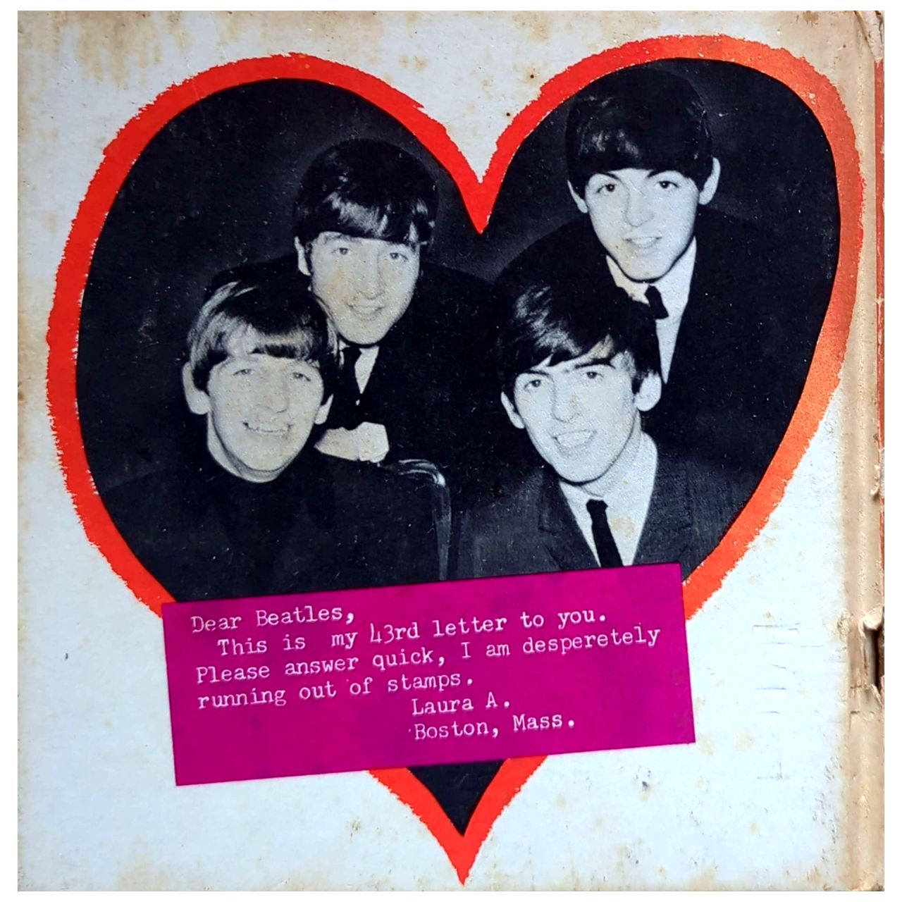 Bill Adler - Love Letters To The Beatles Hardcover Book (1964)