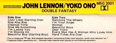 John Lennon & Yoko Ono - Double Fantasy Cassette