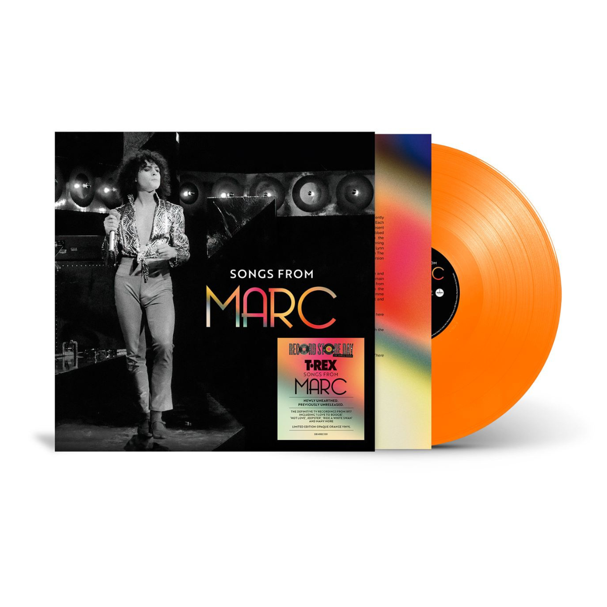 T. Rex - Songs From Marc RSD 2026 Orange Coloured Vinyl LP
