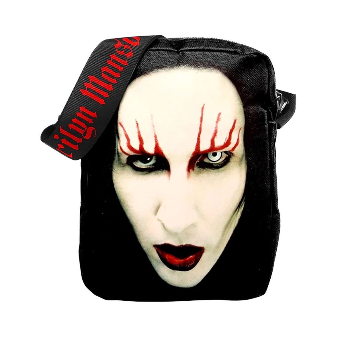 Marilyn Manson - Red Lips Crossbody Bag
