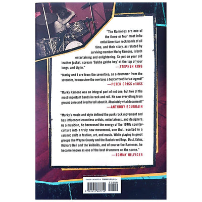 Marky Ramone - Punk Rock Blitzkrieg Book + Signed VIP Backstage Pass