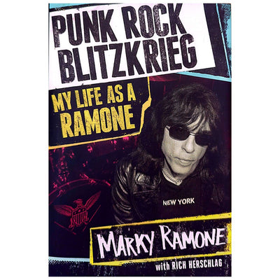 Marky Ramone - Punk Rock Blitzkrieg Book + Signed VIP Backstage Pass