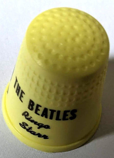 Beatles - Vintage 1960s Yellow Plastic Ringo Starr Thimble