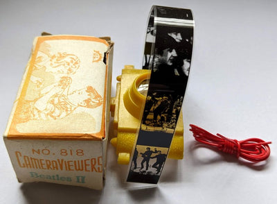 Beatles - Original 1960s Yellow Novelty Camera Viewer No. 818 Beatles II