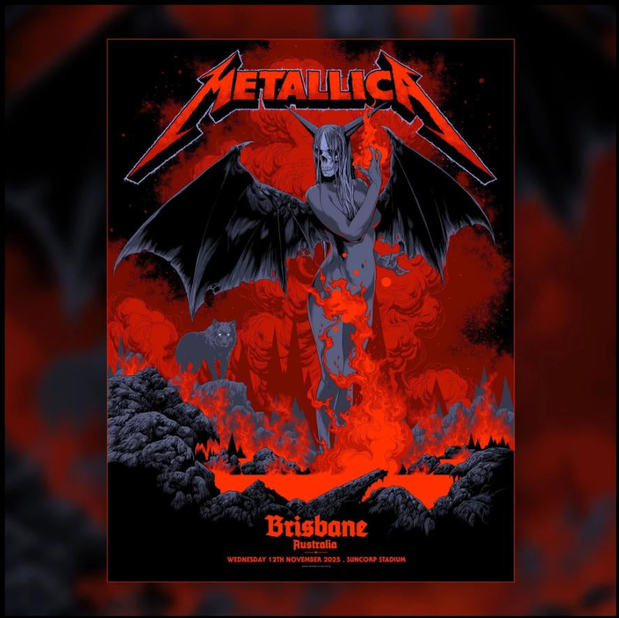 Metallica - 72 Seasons Tour 2025 Limited Edition Pop-Up Store Poster