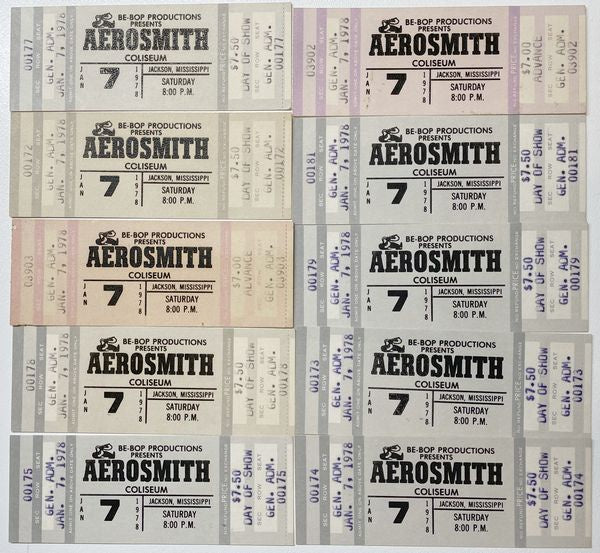 Aerosmith - Vintage Ticket