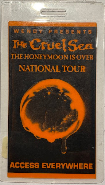 Cruel Sea - Various Laminated Original Backstage Pass