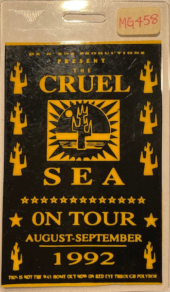 Cruel Sea - Various Laminated Original Backstage Pass