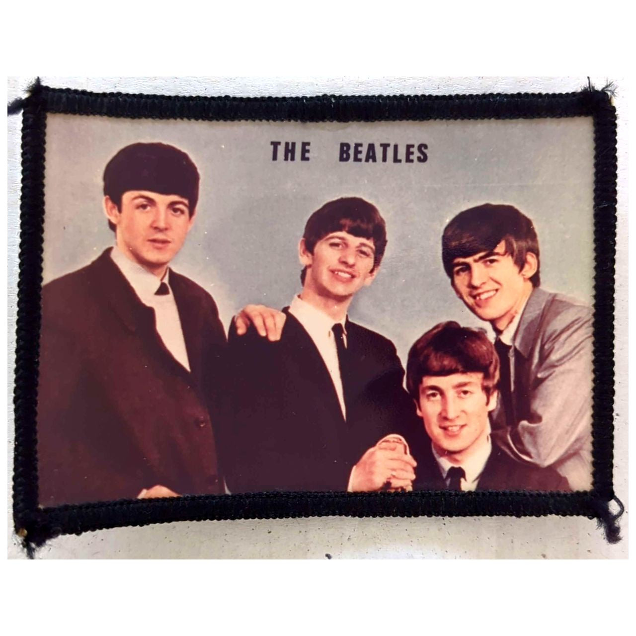Beatles - Vintage Sew-On Photo Patch w/Band Members (Used)