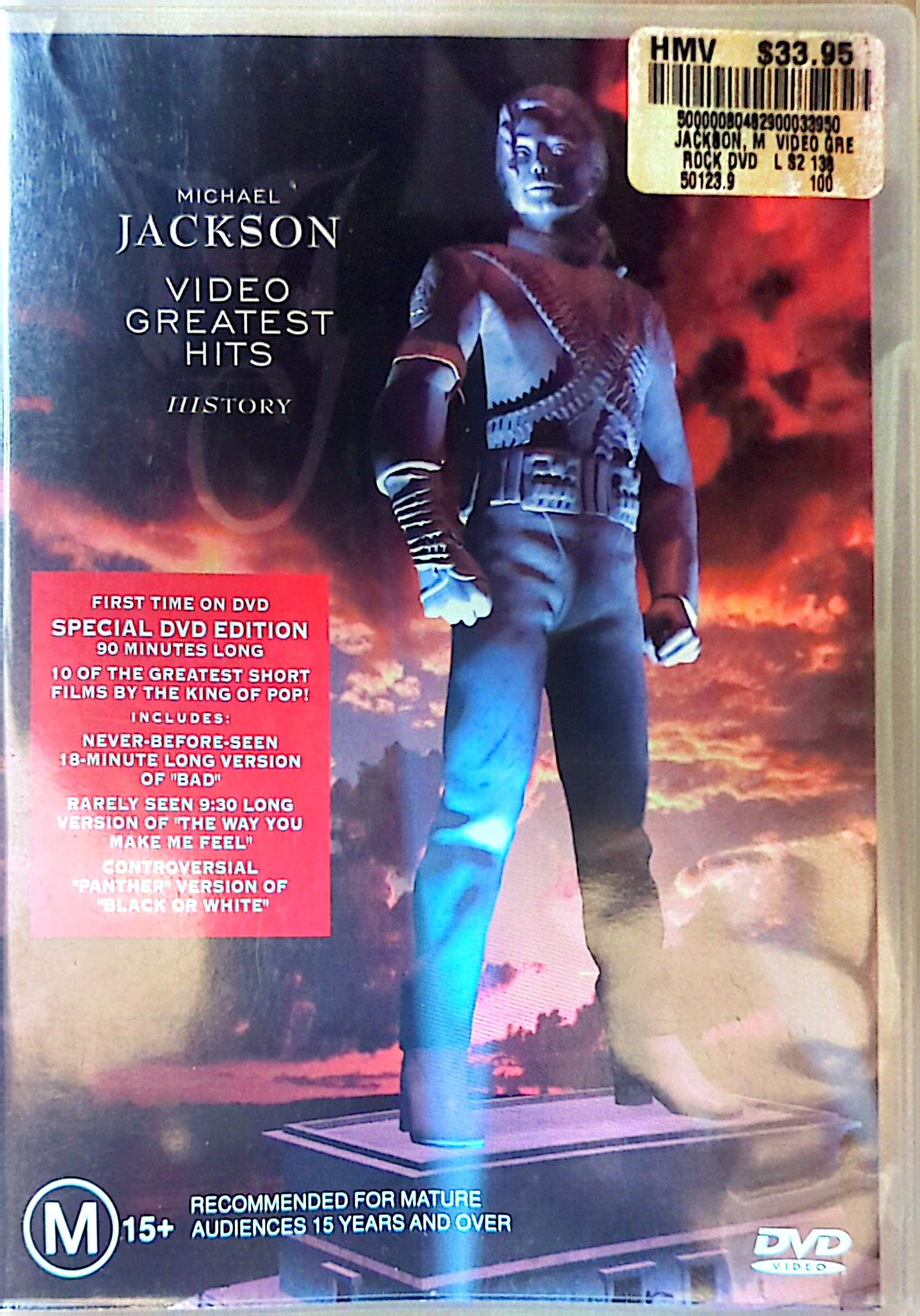 Michael Jackson - Video Greatest Hits History DVD
