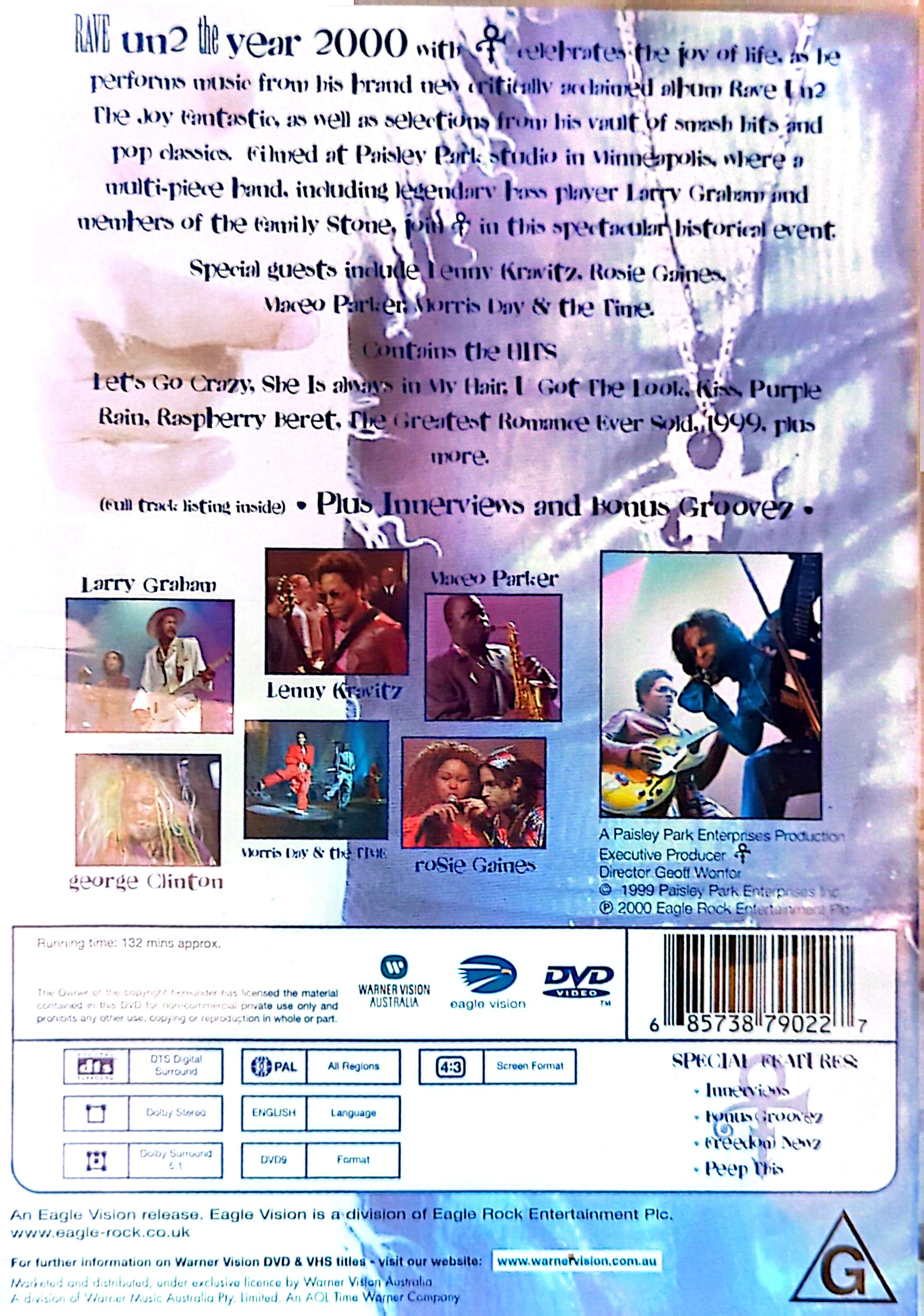 Prince - Rave Un2 The Year 2000 DVD